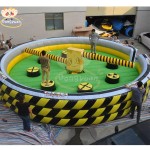 Inflatable Archery Board Factory - Rotary Sticky Dart Board for Trampoline Parks