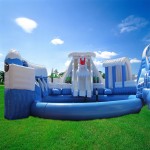 Inflatable Race Platform Manufacturer - Customizable Slides for Island Resort