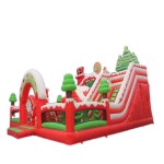 Inflatable Bouncer Factory - Outdoor Christmas Combo with Blower for Adults & Kids