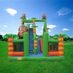 Inflatable Rock Climbing Manufacturer - Adult Flexible Bouncy Castle for Trampoline