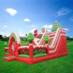 Inflatable Bouncer Factory - Outdoor Christmas Combo with Blower for Adults & Kids