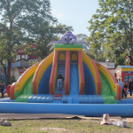 Inflatable Water Trampoline Factory - Crazy Car Slide for Outdoor Park Games