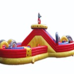 Inflatable Trampoline Slider Supplier - PVC White Bear Design with Slide for Kids