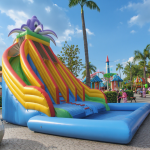 Inflatable Water Trampoline Factory - Crazy Car Slide for Outdoor Park Games