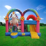 Inflatable Castle Supplier - Cartoon Themed Bounce Bed for Backyard Amusement