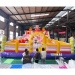 Inflatable Bouncy Castle Supplier - Jumping Castle with Slip Slide Park Equipment