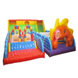 Inflatable Obstacle Course Manufacturer - Gorilla Land Crossing for Outdoor Sports