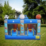 Inflatable Obstacle Course Factory - Train Theme Customized for Outdoor Sports