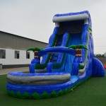 Inflatable Trampoline Slider Factory - PVC Double Fish Design for Indoor Playhouse