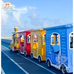 Electric Train Rides Supplier - Outdoor Trackless Tourist Train for Amusement Park