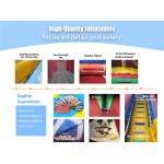 Inflatable Bounce House Manufacturer - Combo Slide Blow up Bouncer with Blower