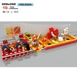 Adventure Park Supplier - Orange Robot Theme Maze Adventure Slide