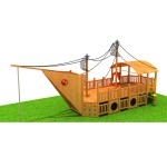 Playground Equipment Supplier - Kids Outdoor Wooden Play Castle Park
