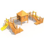 Playground Supplier - Playground Outdoor Commercial Wooden for Children