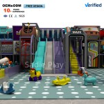 Soft Play Equipment Manufacturer - Community Indoor Neon City Theme Soft