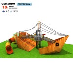Playground Supplier - Children's Outdoor Wooden Swan Paradise Feature