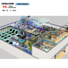 Indoor Playground Factory - European Standard Wood Steel Naughty Castle