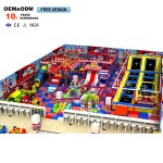 Play Center Factory - 700-1000㎡ Indoor Ball Pool Trampoline Big Slide