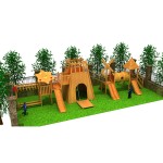 Amusement Facilities Manufacturer - Commercial Playground Outdoor Mesh Slide