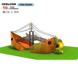 Playground Supplier - Children's Outdoor Wooden Swan Paradise Feature