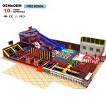 Amusement Park Supplier - Large Indoor Family Sport Amusement Trampoline