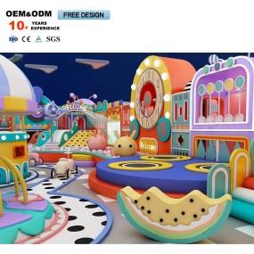 Playground Equipment Manufacturer - High Quality Purple Castle Theme