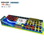 Trampoline Park Factory - Custom-Size Indoor Kids Trampoline Plastic