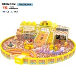Soft Play Equipment Factory - Latest Attractive Three Layer Tiny Town