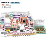 Playground Manufacturer - Customizable Indoor White Space Theme Slide