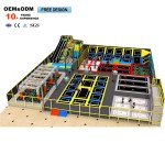 Trampoline Park Factory - Custom-Size Indoor Kids Trampoline Plastic