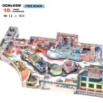 Playground Manufacturer - Customizable Indoor White Space Theme Slide