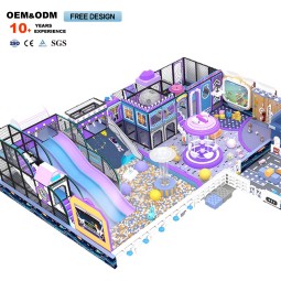 Indoor Playground Manufacturer - Purple-Toned Parent-Child Interactive