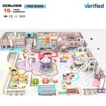 Playground Equipment Supplier - Supplier Pink Castle Theme Maze Ocean