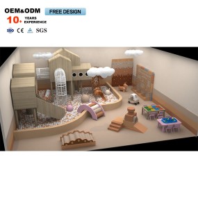 Indoor Playground Supplier - Colorful Soft Play House Ball Pool Slide