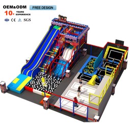 Indoor Trampoline Supplier - Large Commercial Indoor Trampoline Ball Pool