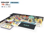 Playground Manufacturer - Customizable Indoor White Space Theme Slide
