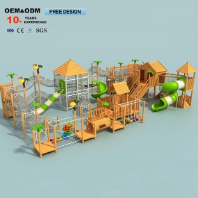 Outdoor Playground Manufacturer - High Quality Kids Wooden Customized