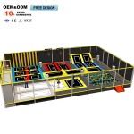 Amusement Park Supplier - Large Indoor Family Sport Amusement Trampoline