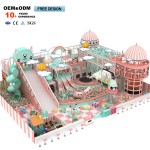 Park Equipment Supplier - Interior Pink Castle Custom Soft Installation