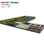 Trampoline Park Factory - Custom-Size Indoor Kids Trampoline Plastic