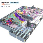 Playground Equipment Factory - Indoor Purple Wave Slide Customized