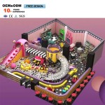 Soft Play Equipment Factory - Latest Attractive Three Layer Tiny Town