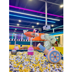 Indoor Playground Factory - Hot Sale Candy Theme Wooden Slide Ball Pool