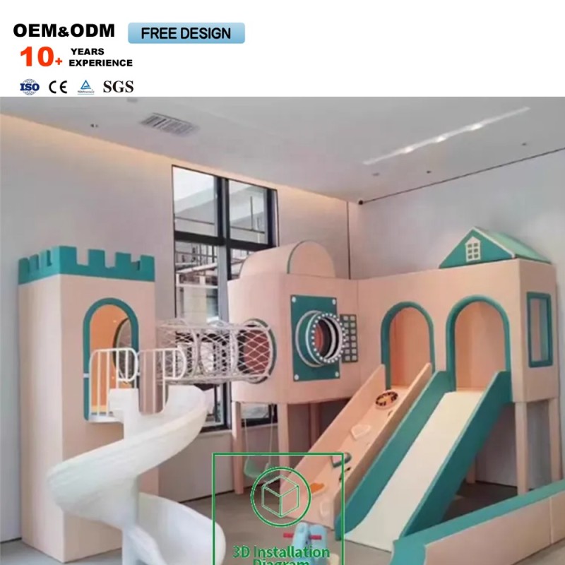 Soft Play Facilities Manufacturer - High Quality Indoor Soft Includes Slides