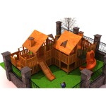 Outdoor Playground Manufacturer - Outdoor Luxury Large Wooden Amusement