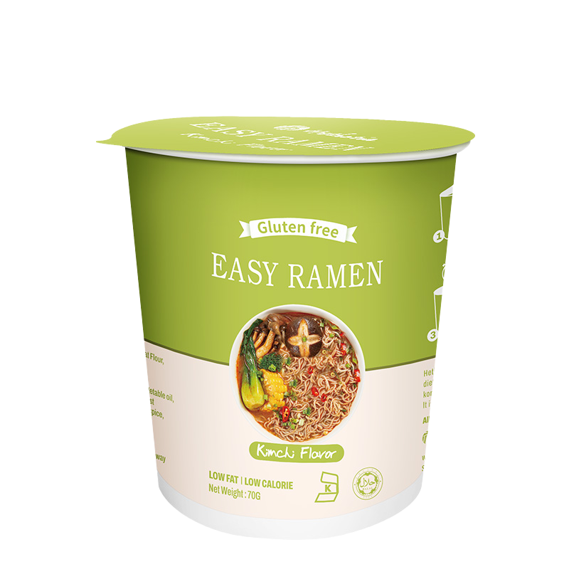 OEM Food Factory Spicy Kimchi Cup Instant Noodles Box/Bag Packaging Instant Korean Ramen Noodles