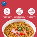 High Protein Low Carb Instant Ramen Noodles with Spicy Beef Flavor Keto-Friendly Meals in Bag Packaging