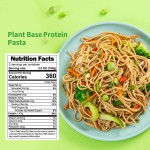 Keto-Friendly High Protein Low Gi Pea Pasta Noodles Refined Processing Box Packaging Healthy Alternative