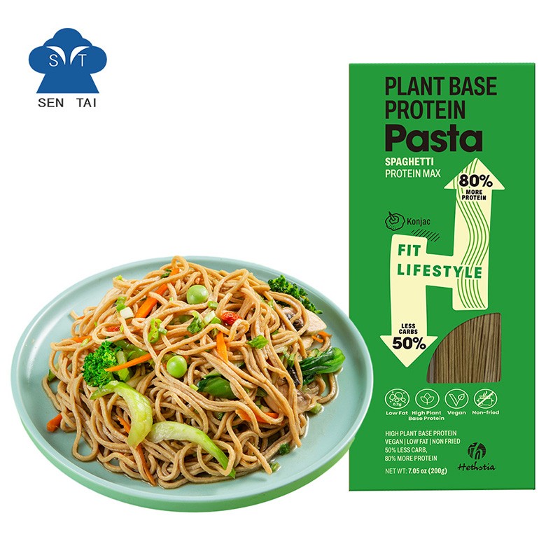 Egg Free Quick Cooking Fitness High Protein Pasta Plant Based Keto Friendly Pea Noodle