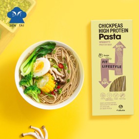 Delicious Plant-Based Vegan Pasta Low Carb Low GI Keto-Friendly High Protein High Fiber Chickpeas Noodles Refined Processing Box
